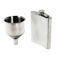 2 Piece Stainless Steel 8 Oz. Hip Flask & Funnel Set